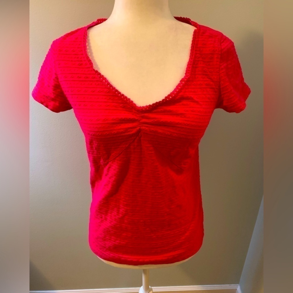 Tommy Hilfiger pink 100% cotton shirt, size M